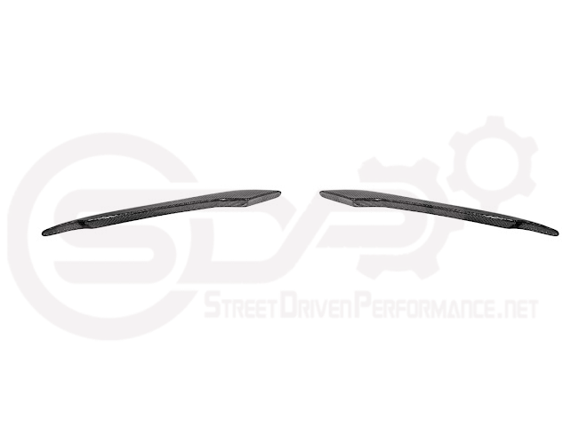 2015-17 FORD MUSTANG | FRONT BUMPER FOG LIGHT EYEBROW TRIM PAIR